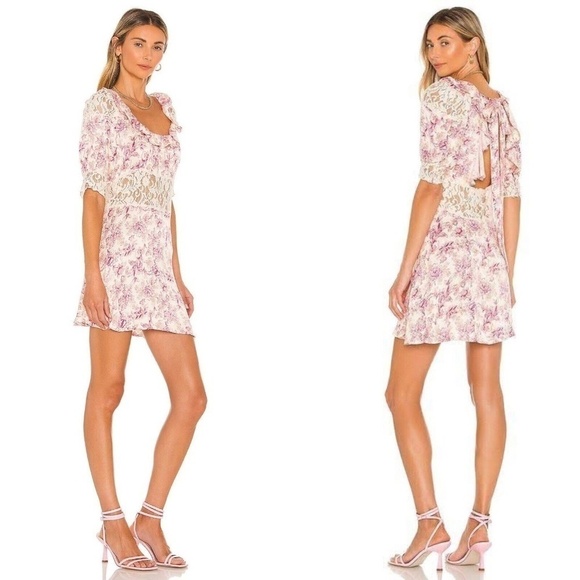 Free People Dresses & Skirts - Lucie Mini in Pink Combo Free People L